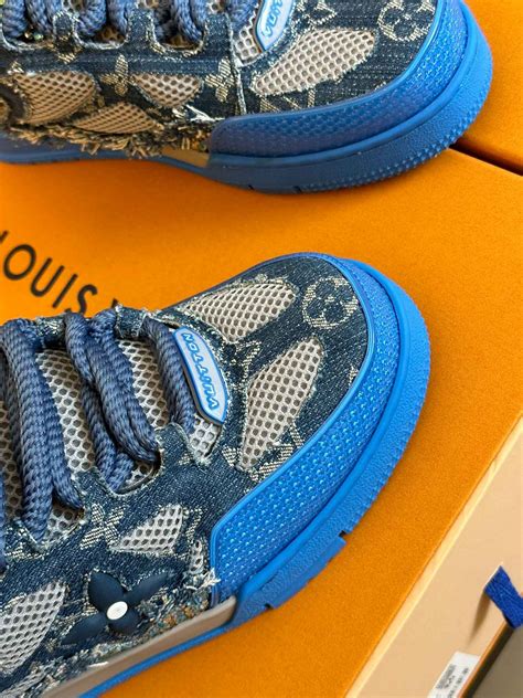 lv skate blue|lv skate trainers.